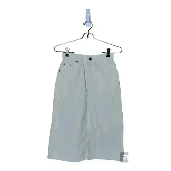 VTG Levi's white corduroy midi skirt - Picture 1 of 5